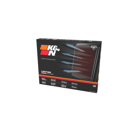 K&N 33-5128 High-Flow Original Lifetime Engine Air Filter - CADILLAC CT5 V8-6.2L F/I