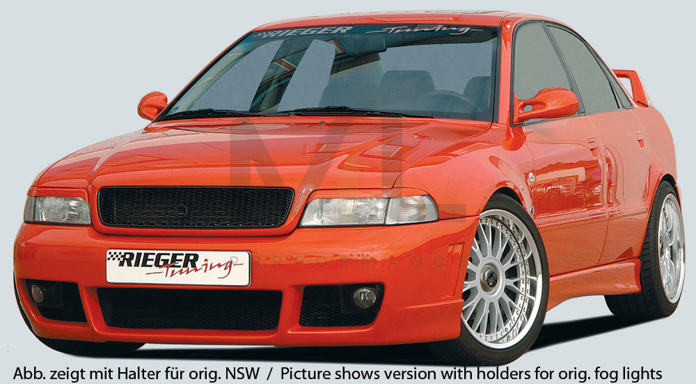 Rieger 00055025 Audi B5 A4 Front Bumper - RS4-Look 2 | ML Performance UK Car Parts