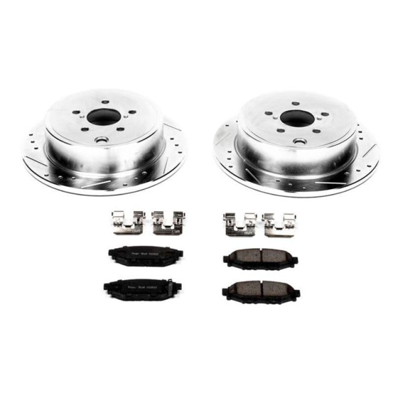 PowerStop Power Stop 13-16 Subaru BRZ Rear Z23 Evolution Sport Brake Kit