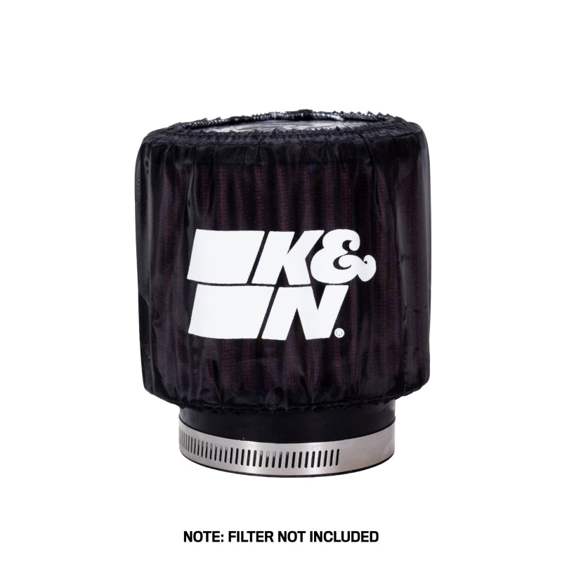 K&N Engineering K&N Black Drycharger Round Straight Air Filter Wrap 4.5in ID x 4in H