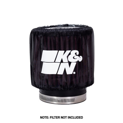 K&N Engineering K&N Black Drycharger Round Straight Air Filter Wrap 4.5in ID x 4in H