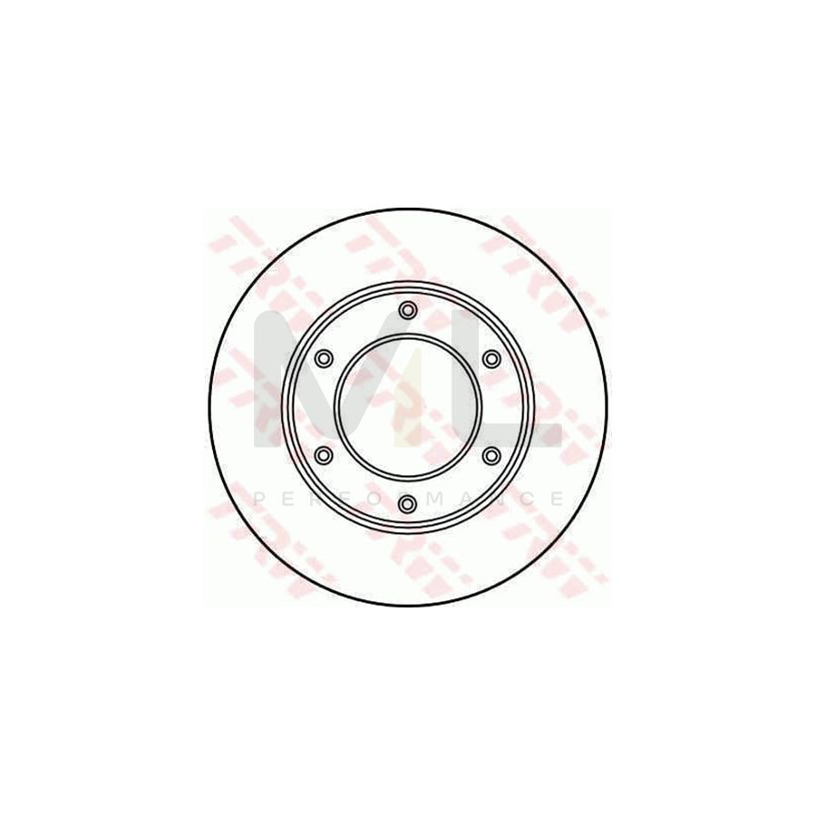 TRW DF3027 Brake Disc for TOYOTA LAND CRUISER Vented  - 1 piece