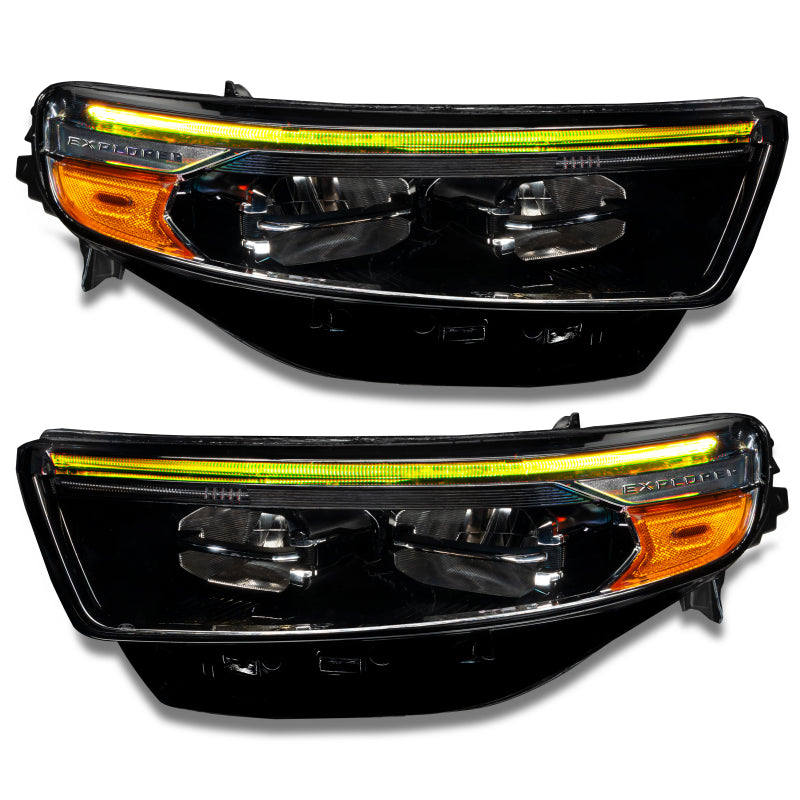 ORACLE Lighting Oracle 20-22 Ford Explorer Dynamic RGB Headlight DRL Upgrade Kit - ColorSHIFT - Dynamic