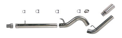 Diamond Eye Performance Diamond Eye KIT 5in DPF-BACK SGL AL 08 6 4L F250-F350 PCKGD BX46X14X14OD EL-PL 44inX13 5inX13 5inID