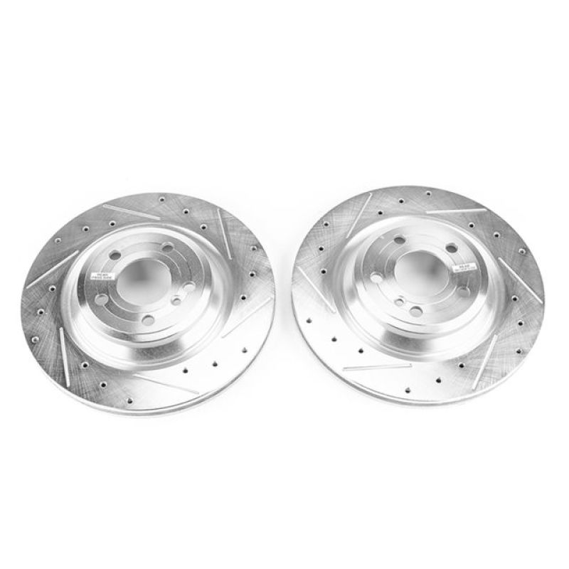 PowerStop Power Stop 15-16 Mercedes-Benz SL400 Rear Evolution Drilled & Slotted Rotors - Pair