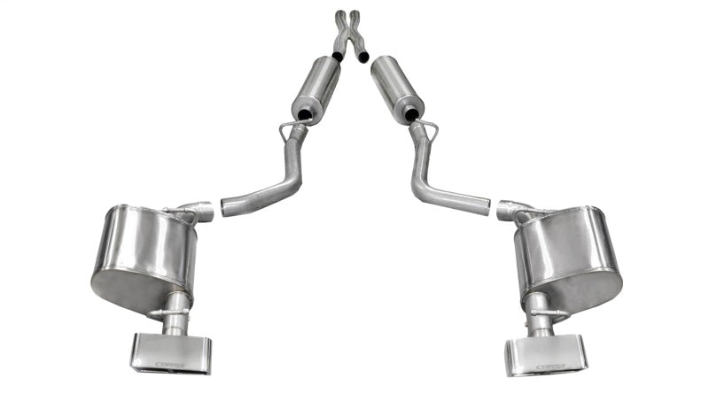 CORSA Performance Corsa 2011-2014 Dodge Challenger R/T 5.7L V8 Polished Xtreme Cat-Back Exhaust