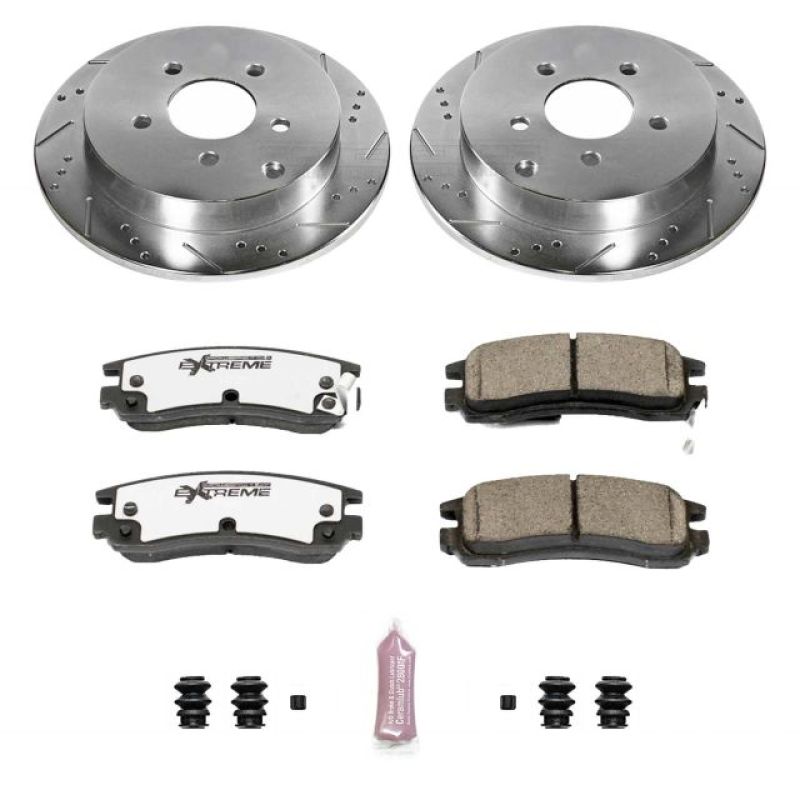PowerStop Power Stop 02-07 Buick Rendezvous Rear Z26 Street Warrior Brake Kit