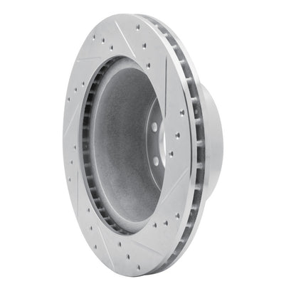 R1 Concepts R1 68-76 Ford E-350 Econoline Front Left Drilled & Slotted Silver Brake Rotor