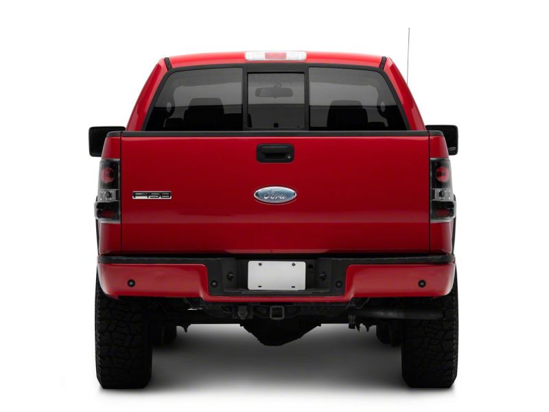 Raxiom 04-08 Ford F-150 Styleside Euro Style Tail Lights- Black Housing - Red/Clear Lens