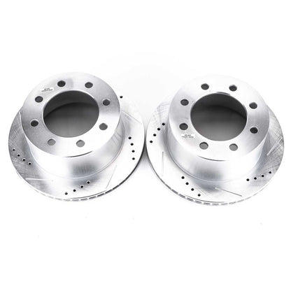 PowerStop Power Stop 00-02 Dodge Ram 2500 Rear Evolution Drilled & Slotted Rotors - Pair