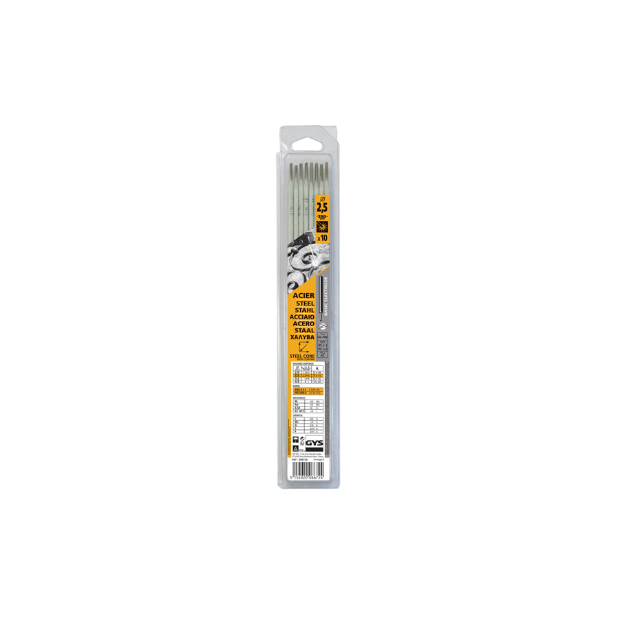Gys 066724 10 Basic Electrodes E7018 - Ø2.5 (Blister) Welding Consumables