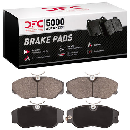 DFC 87-89 Nissan 300ZX Turbo Front 5000 Advanced Semi Metallic Brake Pads