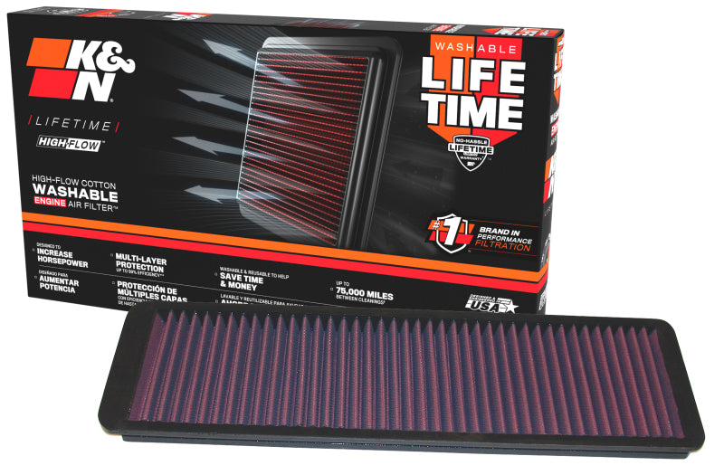 K&N Engineering K&N Replacement Air Filter JAGUAR XJS,XKE 1971-80