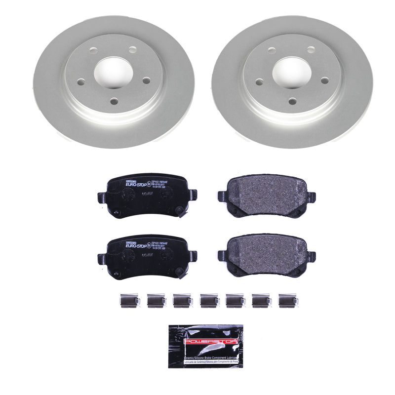 PowerStop Power Stop 08-12 Chrysler Town & Country Rear Euro-Stop Brake Kit