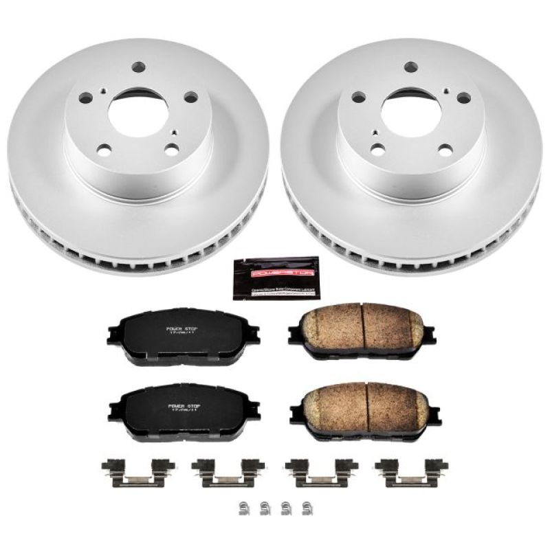 PowerStop Power Stop 05-15 Toyota Tacoma Front Z17 Evolution Geomet Coated Brake Kit