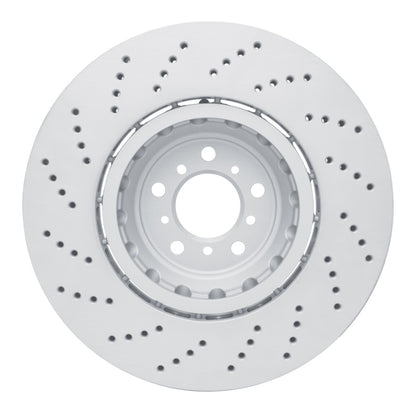 DFC 12-19 BMW M6 Right Front Drilled Hi-Carbon Alloy Geomet Coated Rotor