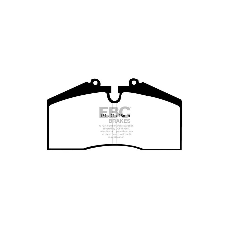 EBC PLK1184R Porsche 944 Orangestuff Pads and Brake Line Track Pack - Brembo Caliper 2 | ML Performance UK Car Parts