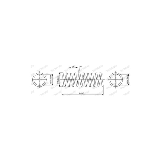 Monroe Sp0463 Coil Spring for VW Polo