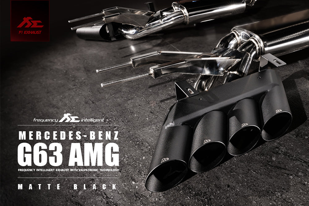 FI Exhaust Mercedes-Benz W463 AMG G63  5.5TT M157  Ultimate Double Quad Tips  2012-2018