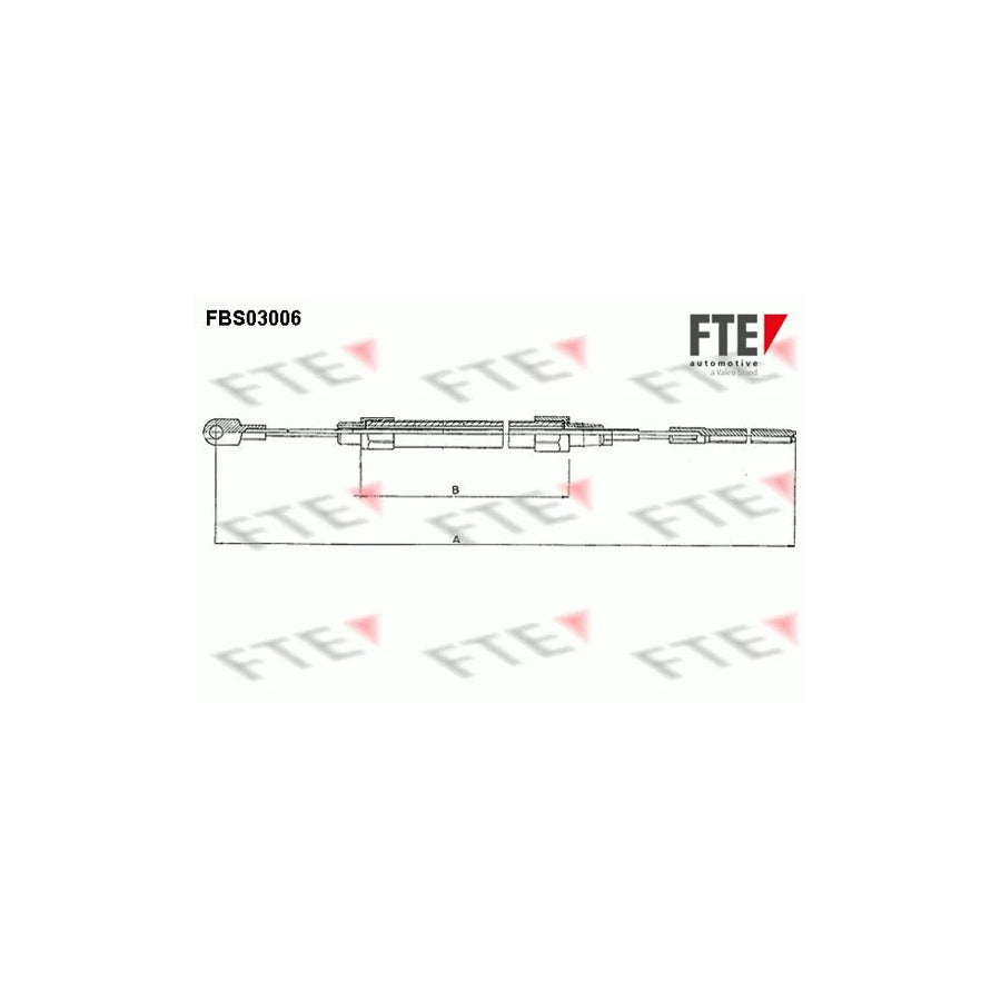 FTE Fbs03006 Hand Brake Cable for BMW 3 Series