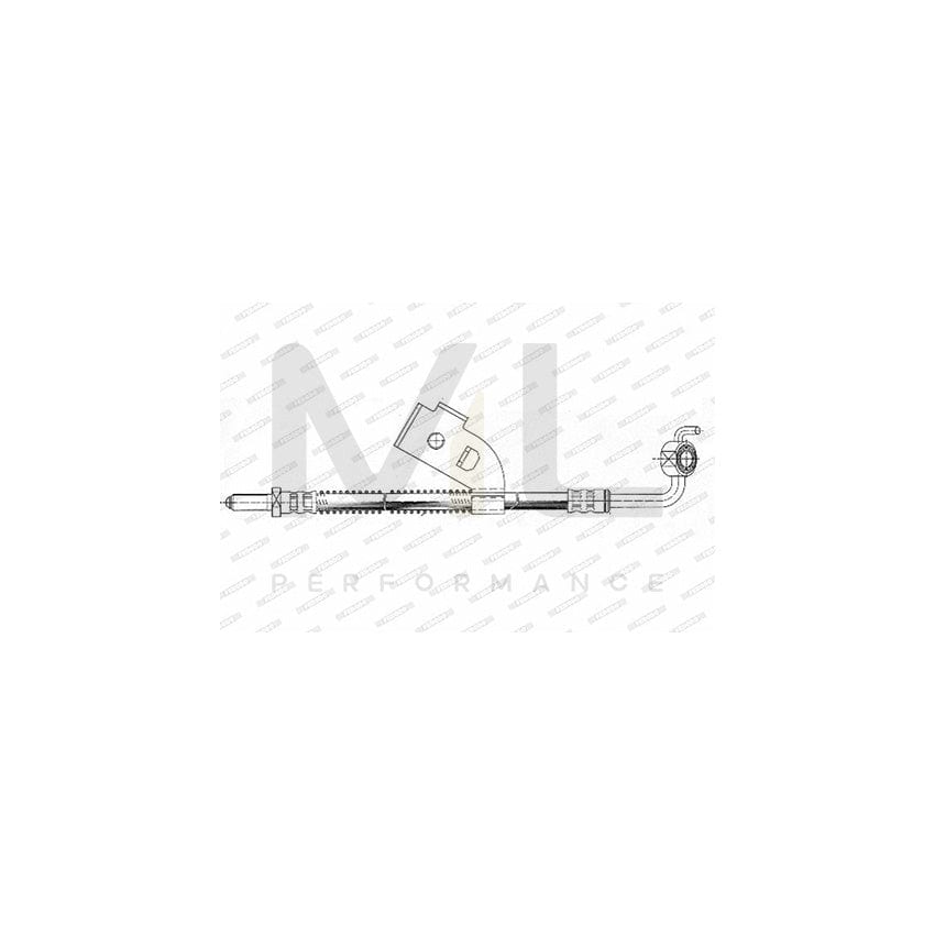 Ferodo FHY2422 Brake Hose 425Mm, M 10X1
