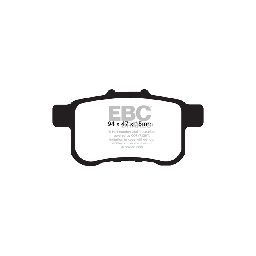 EBC DP1987 Honda Accord Ultimax Rear Brake Pads 2 | ML Performance UK Car Parts