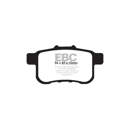 EBC DP1987 Honda Accord Ultimax Rear Brake Pads 2 | ML Performance UK Car Parts