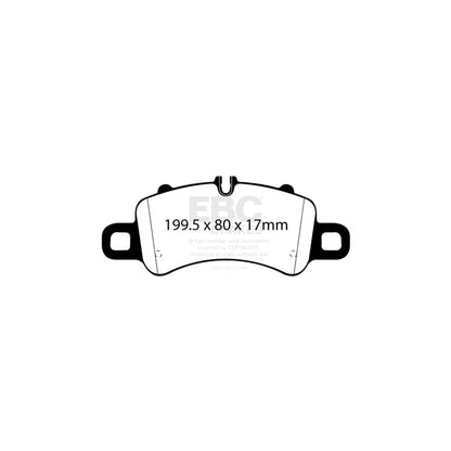 EBC PD04KF1352 Porsche Bluestuff Front Brake Pad & Plain Disc Kit - Brembo Caliper (Inc. Boxster 718 & Cayman 718) 2 | ML Performance UK Car Parts