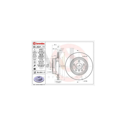 brembo-coated-disc-line-09-a541-11-brake-disc-for-bmw-x5-e53-internally-vented-coated-high-carbon-with-bolts-screws