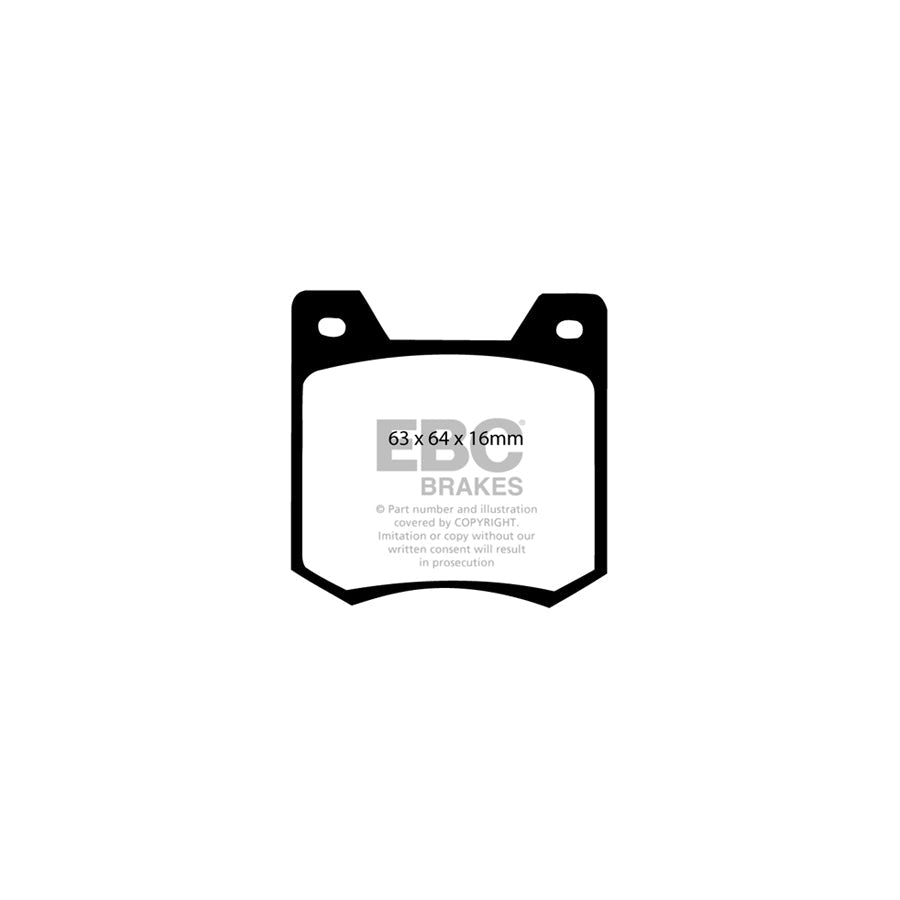 EBC DP124 Peugeot Ultimax Front Brake Pads (Inc. 204 & 304) 2 | ML Performance UK Car Parts