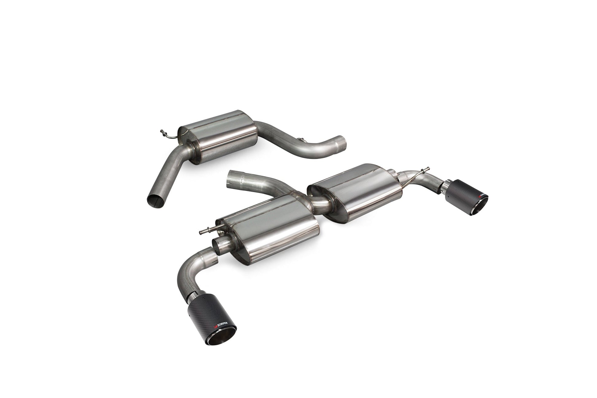Scorpion SVW036CF VW Resonated Cat-Back System  (Golf Mk6 Gti 2.0 Tsi & Edition 35) | ML Performance UK UK