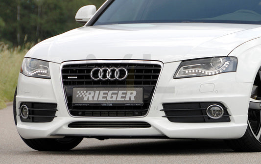 Rieger 00055520 Audi B8 B81 Front Splitter (A4 & S4) 1 | ML Performance UK Car Parts