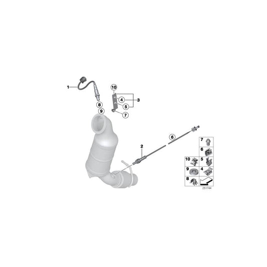 Genuine BMW 11657631112 F21 F30 Wire Clamp (Inc. 116i, 118i & 120i)