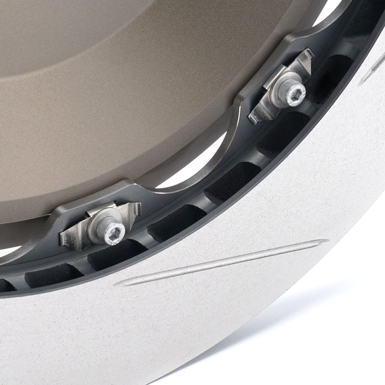 Paragon 2-Piece Brake Discs Rear Pair 370mm x 20mm (14.57" x 0.79") - Tesla Model 3 RWD/AWD / Model Y AWD (Non-Performance) - Larger Rotor