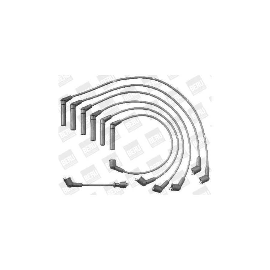 Beru Zef1328 Ignition Cable Kit for Mitsubishi Pajero / Shogun II (V20)