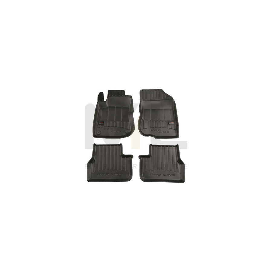 FROGUM Tailored 3D408753 Floor mat set for PEUGEOT 208 I Hatchback (CA_, CC_) Elastomer, Front and Rear, Quantity: 4, Black, (LHD)
