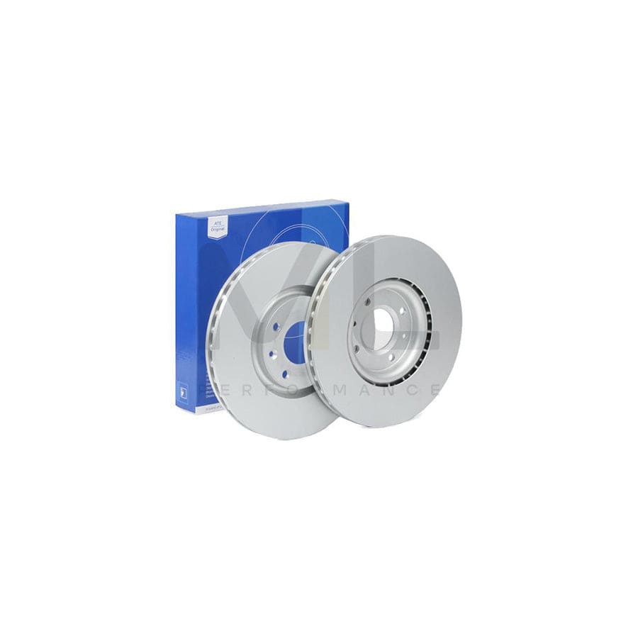 ATE 24.0126-0159.1 Brake Disc Internally Vented, Coated, with bolts/screws  - 1 piece