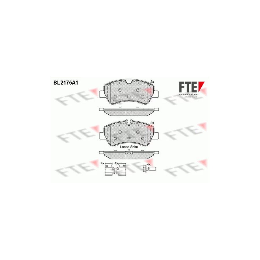 FTE 9010693 Brake Pad Set