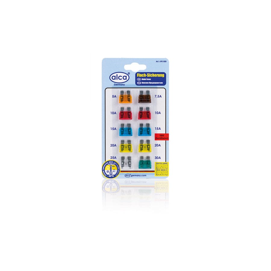 Alca 690 000 AUTO BLADE FUSES 5-30A 10PCS.