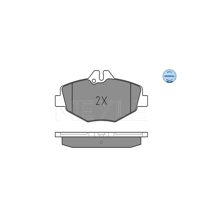 Meyle 025 237 4320 Brake Pad Set Suitable For Mercedes-Benz E-Class