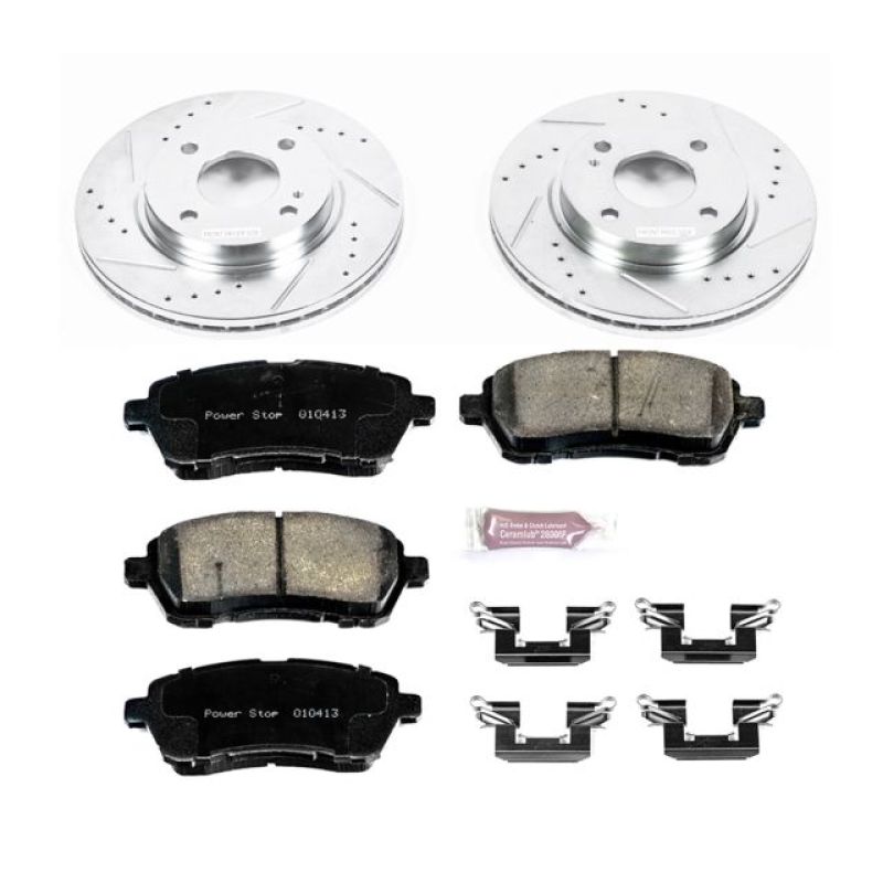 PowerStop Power Stop 11-19 Ford Fiesta Front Z23 Evolution Sport Brake Kit