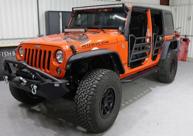 Fishbone Offroad 07-18 Jeep Wrangler JK 4 Door Front/Rear Tube Doors
