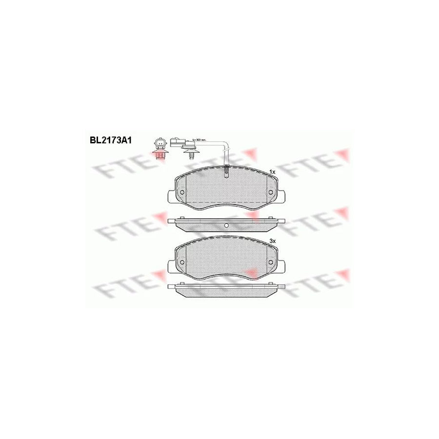FTE 9010691 Brake Pad Set