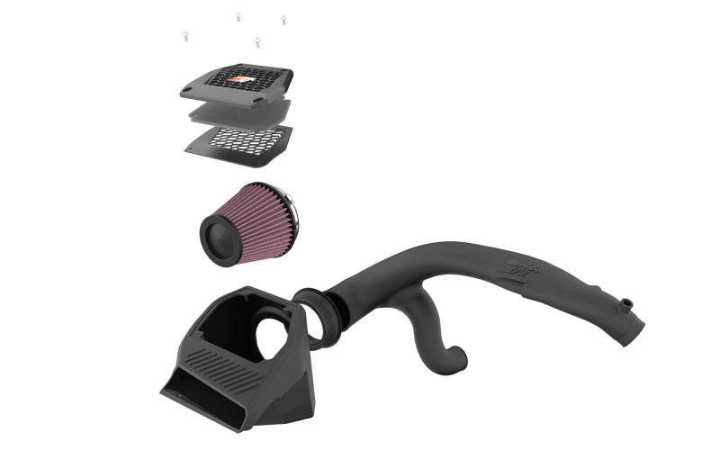 K&N Engineering K&N 2023 Ford Bronco Raptor V6 3.0L F/I 63 Series AirCharger Performance Air Intake System