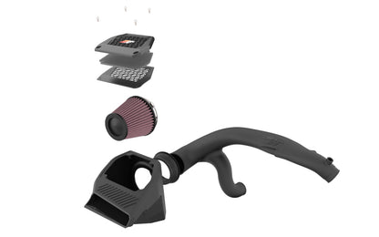 K&N Engineering K&N 2023 Ford Bronco Raptor V6 3.0L F/I 63 Series AirCharger Performance Air Intake System