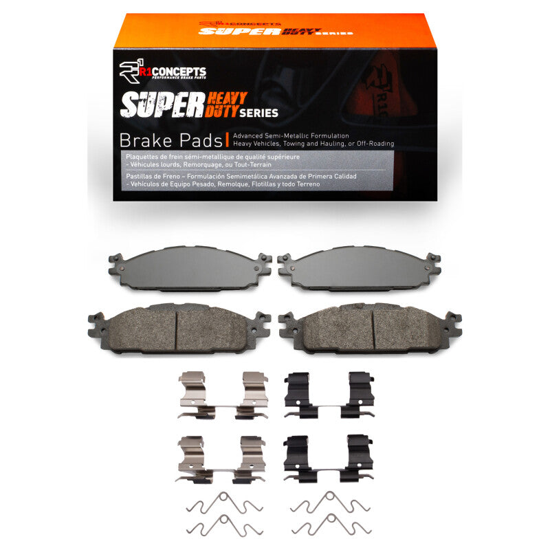 R1 Concepts R1 09-19 Ford Taurus (Excl SHO) Front Super Duty Pads & Hardware Kit