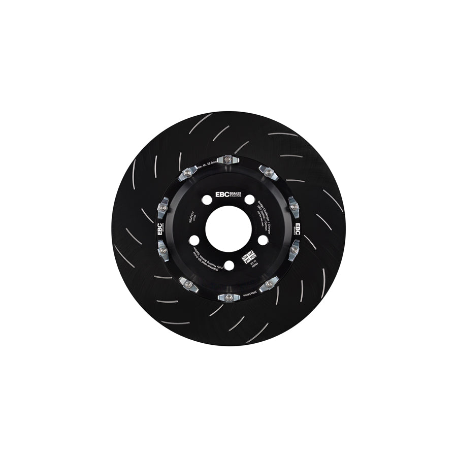 EBC P2DK024Y Dodge Front Kit Yellowstuff Pads & 2-Piece Fully-Floating Discs - Brembo Caliper (Inc. Challenger & Charger) 3 | ML Performance UK Car Parts