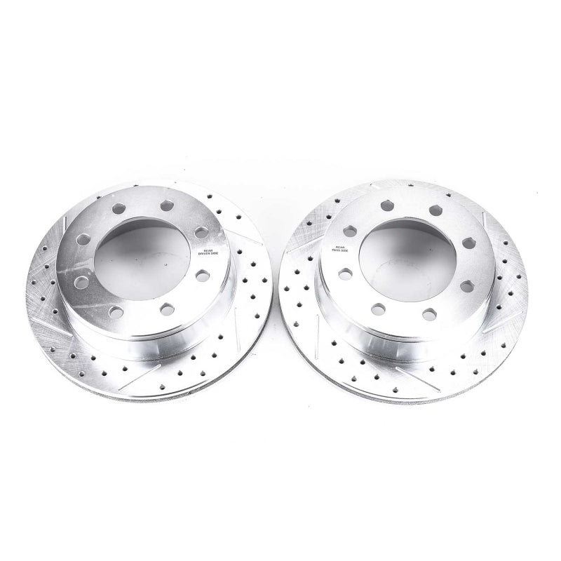 PowerStop Power Stop 02-06 Chevrolet Avalanche 2500 Rear Evolution Drilled & Slotted Rotors - Pair