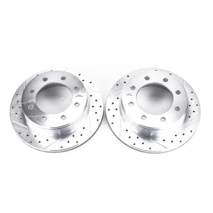 PowerStop Power Stop 02-06 Chevrolet Avalanche 2500 Rear Evolution Drilled & Slotted Rotors - Pair
