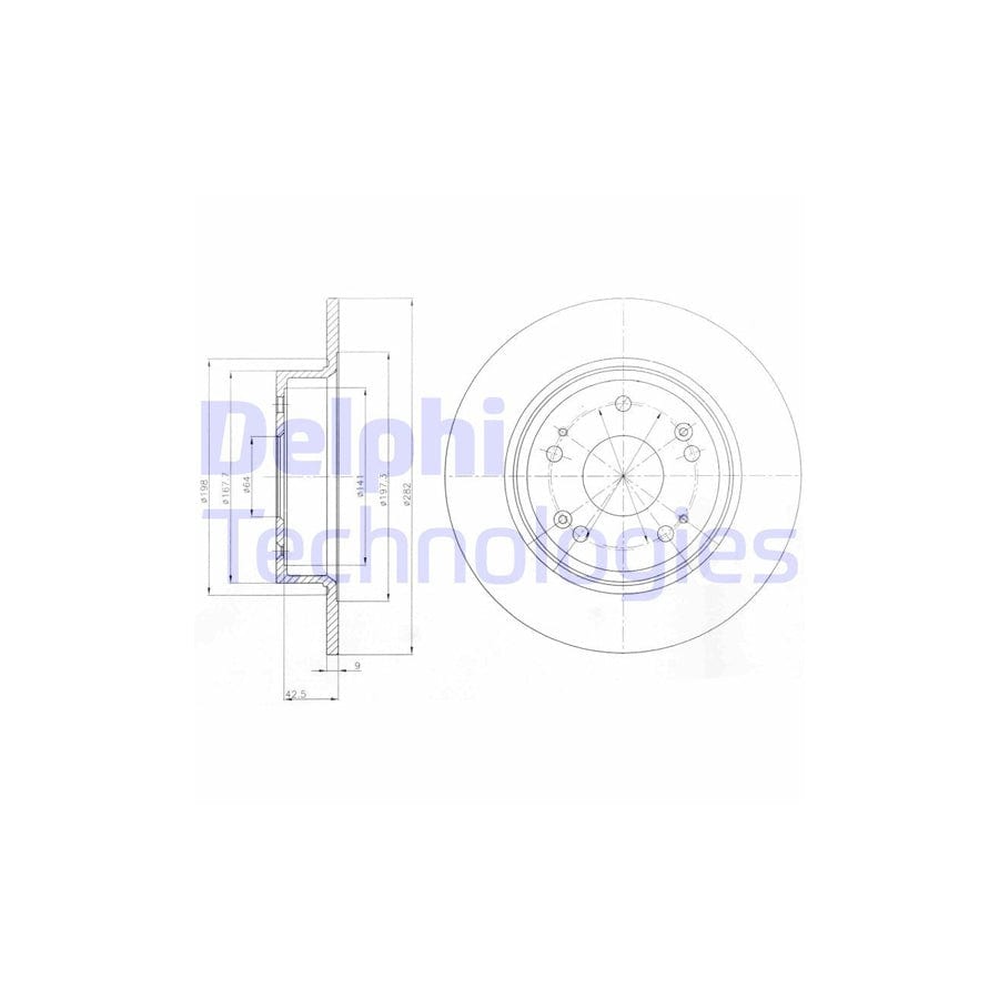 Delphi Bg4249 Brake Disc